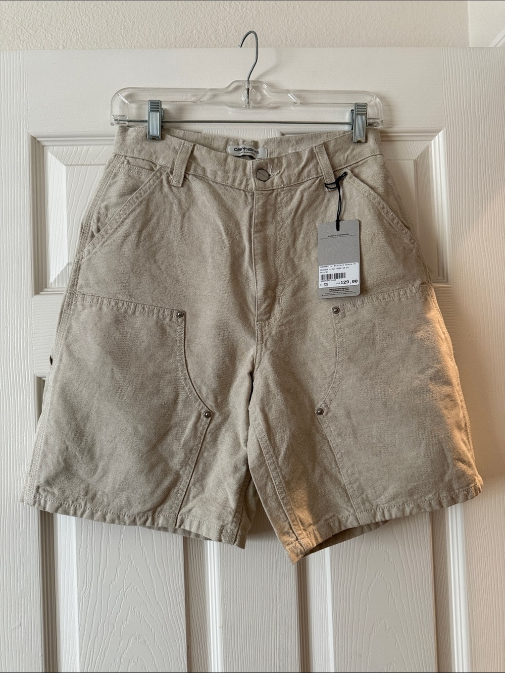 Carhartt WIP womens Beige Cargo Shorts